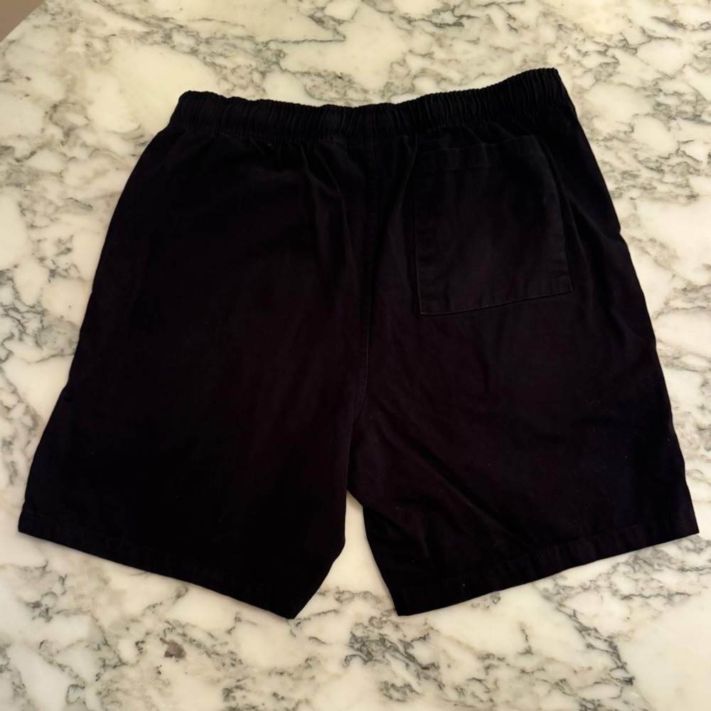 EUC OVO Drake Black Cotton Drawstring Shorts Sz S - Picture 3 of 6